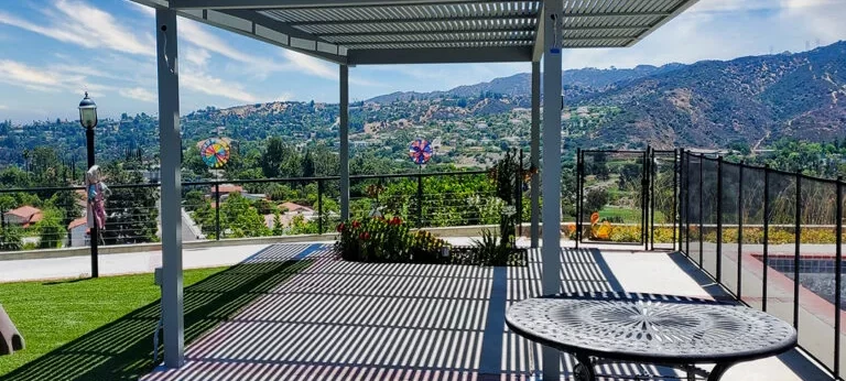 Aluminum Pergola, los angeles, mulholland brand